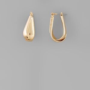 U Shape Double Hoops